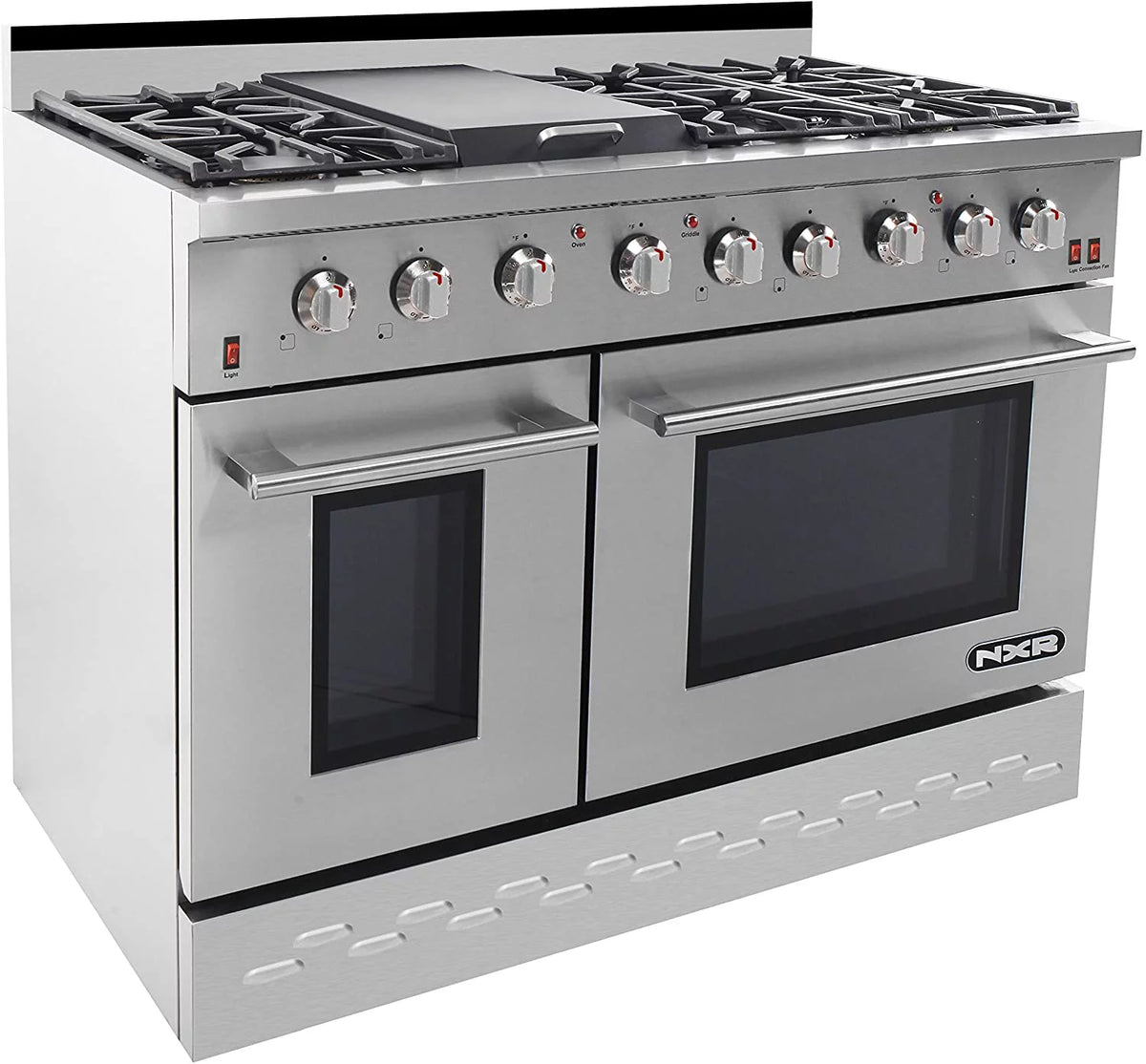48" Stainless Steel Propane Gas Range with Convection Oven P120