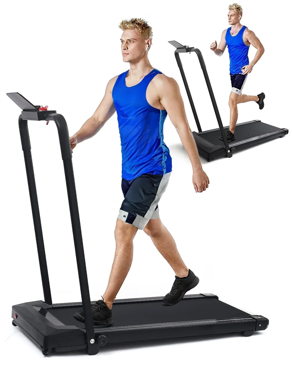2.25HP Walking Pad Treadmill with 330 lbs Capacity D666711