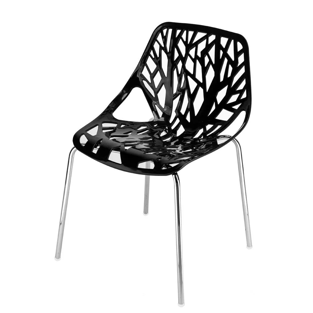 Black Set of 4 Dining Chair P7936
