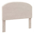 Off White Sherpa Upholstered Headboard R5400