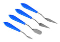 Set of 4 Stainless Steel Offset Spatulas D232424
