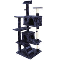 Cat Tree Multi-Levels Condos Scratching Post Tower Q476463