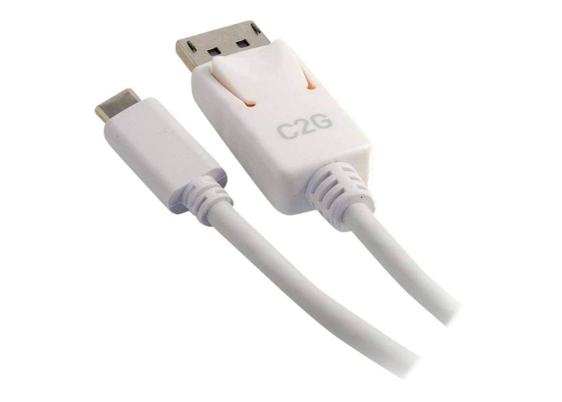 12ft USB C to DisplayPort 4K Cable White B10110