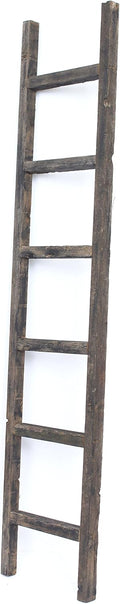 Rustic Farmhouse Decorative 6 ft Ladder Recycled Reclaimed Wood N925