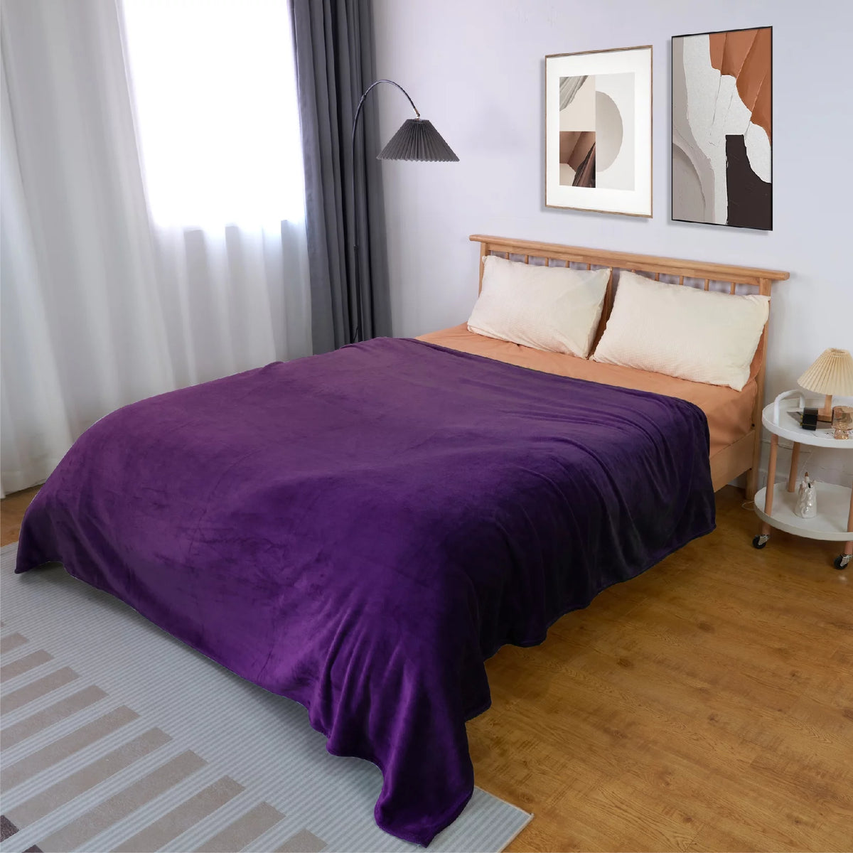Ultra Soft Microplush Fleece King Blanket F2937