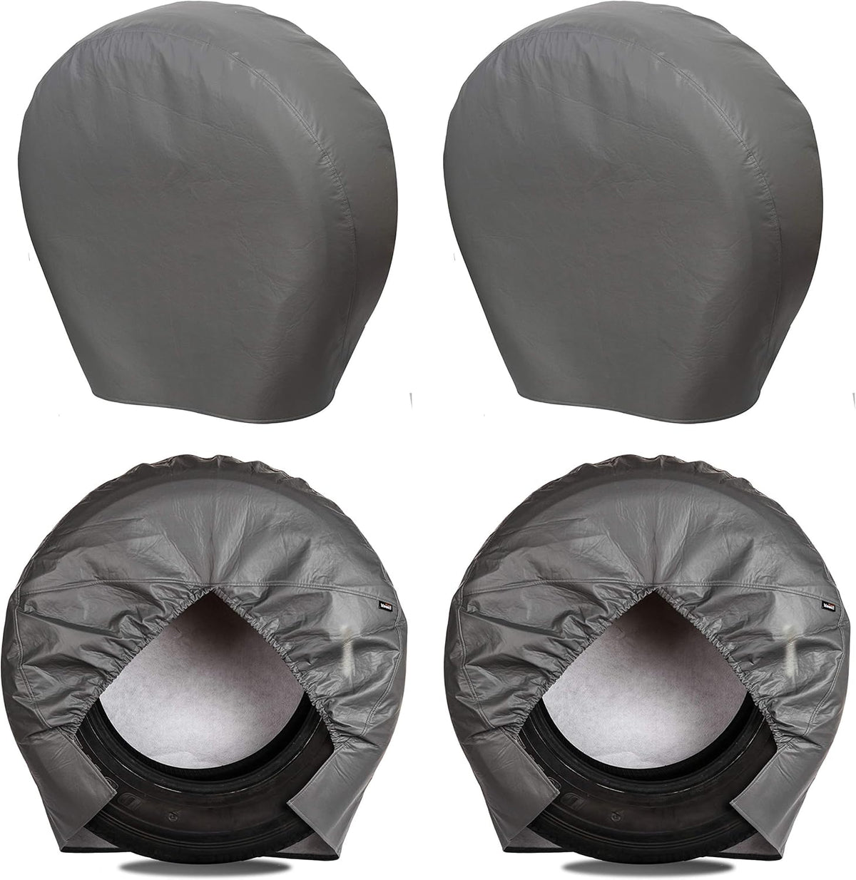 Tough Tire Covers for RV Wheel 4 Pack Black T97553