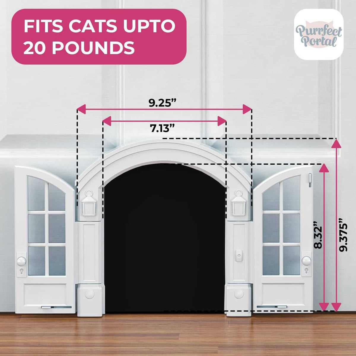 Cat Door for Cats Up to 20 lbs M1244