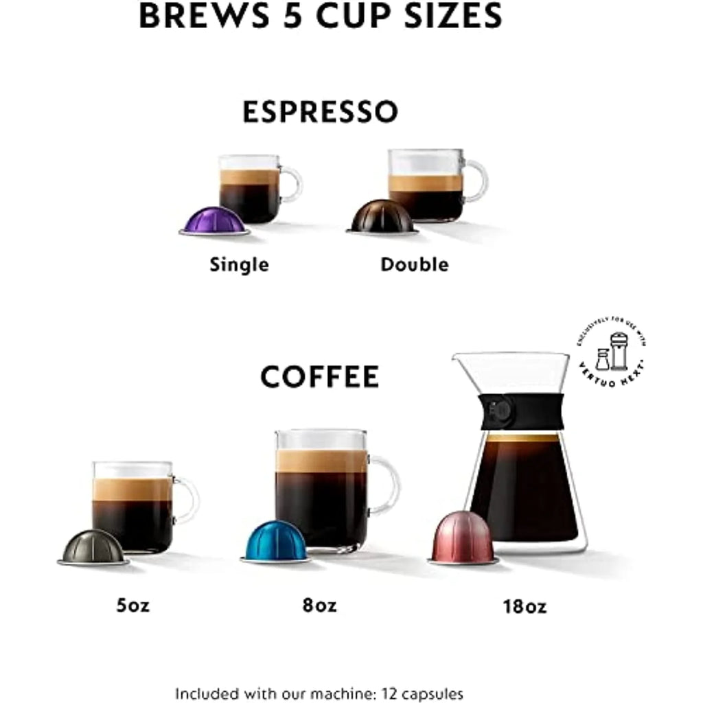 Black Single Serve Coffee and Espresso Machine L404