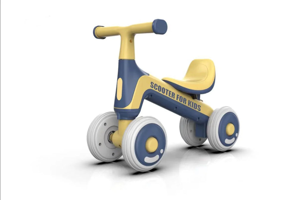 Blue 4 Wheels Toddler Balance Bike K67609