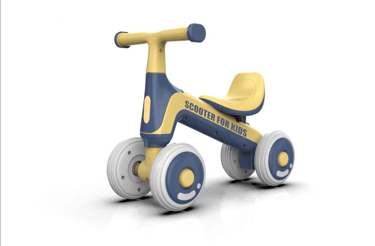 Blue 4 Wheels Toddler Balance Bike K67609