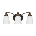 3 Light Burnished Bronze Vanity J84306
