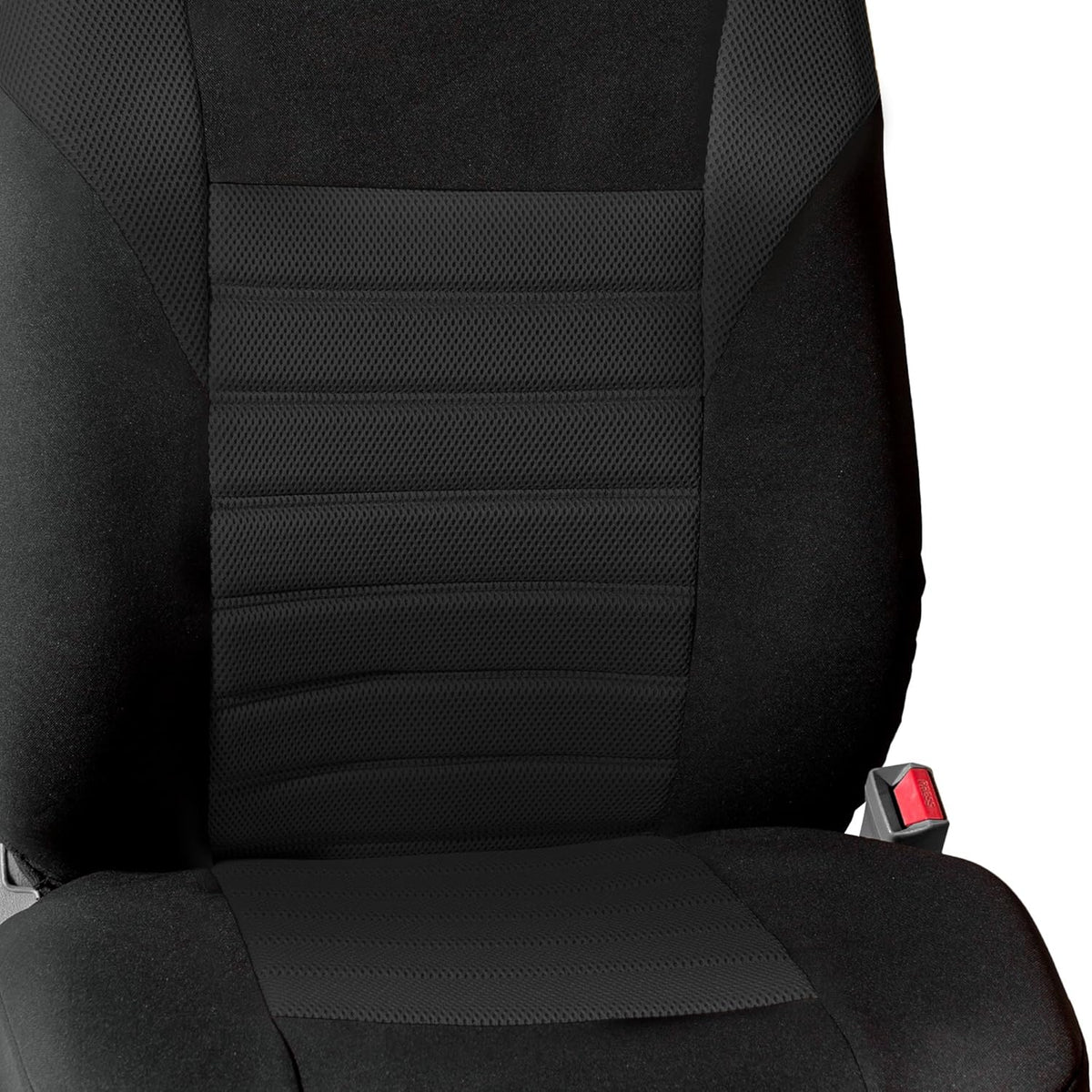 3D Air Mesh Fabric Seat Covers with Removable Headrests A952938