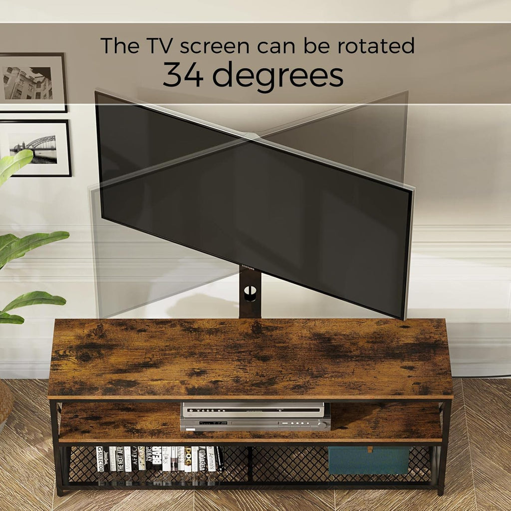 43 Inch Swivel Height Adjustable TV Stand with Mount O52962