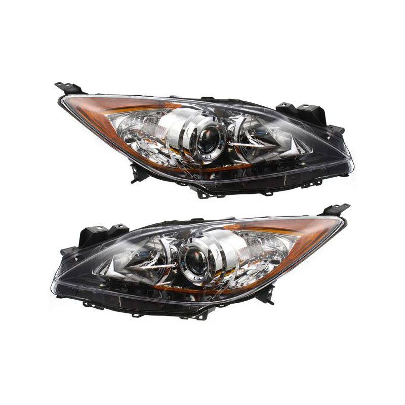2010 Mazda 3 Headlight Clear Lens N71690