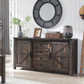 4 Drawer Light Rustic Oak Wood Dresser P7508