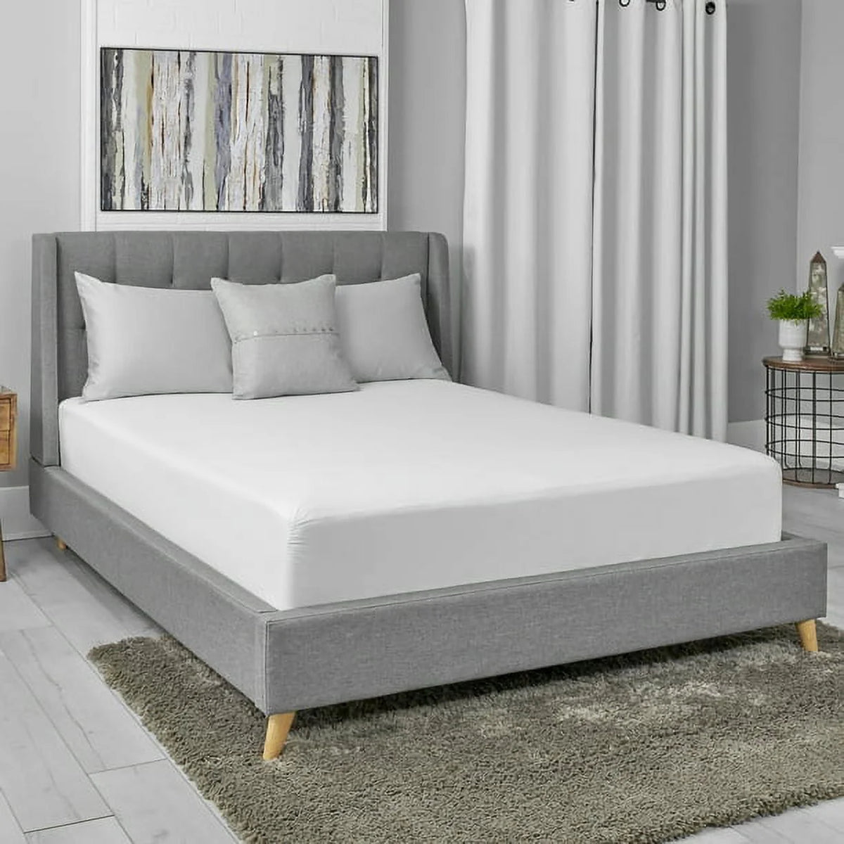 Waterproof EVA Fitted Mattress Protector King U597329