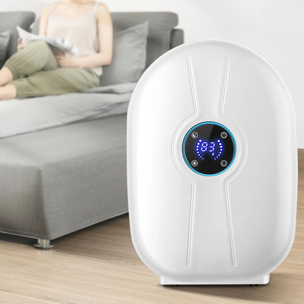 Mini Remote Control Dehumidifier 500ml Water Tank White T10325