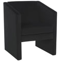 Black Velvet Accent Chairs N3534