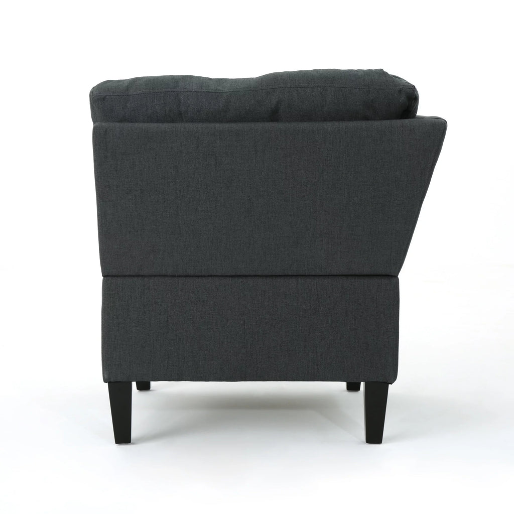 Dark Grey Fabric 7 Piece Sectional Sofa P360