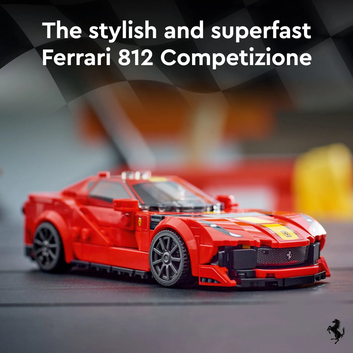 Red Race Car Building Kit with Racing Driver Minifigure M642