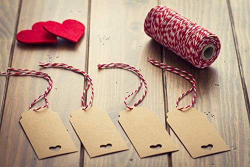 Cotton Bakers Twine Red & White 100M G3140