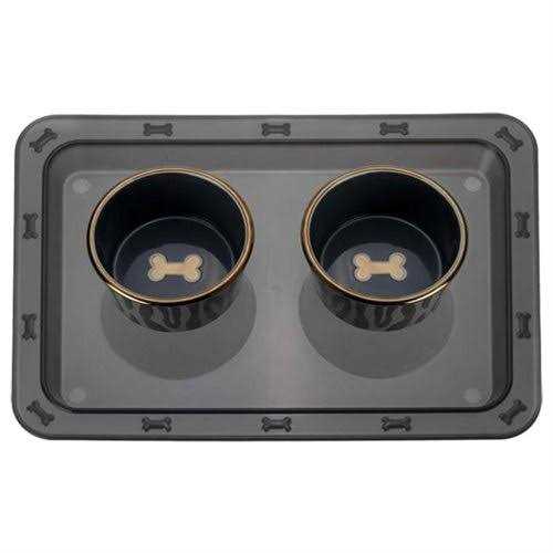 Black Dinner Tray Z50865