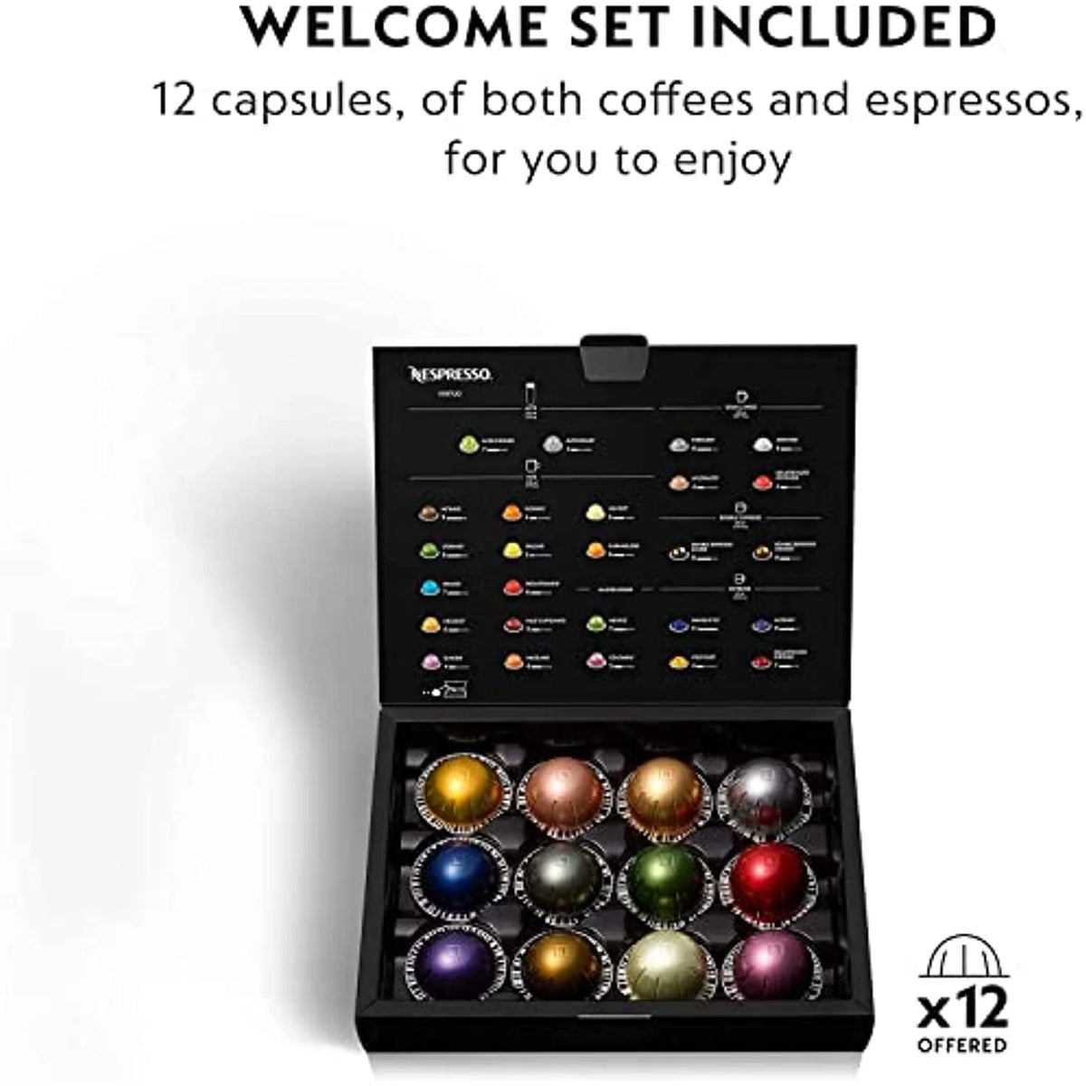 Black Single Serve Coffee and Espresso Machine L404