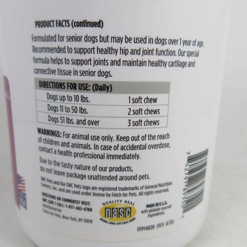 Chicken Flavor Soft Chews Senior Dog Supplement E35352