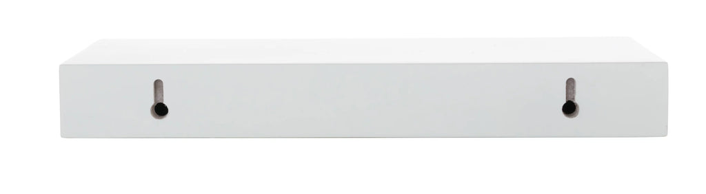 White 12inch Engineered Wood Floating Wall Shelf K125