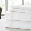 California King Size White 4 Piece Sheet Set Q196666