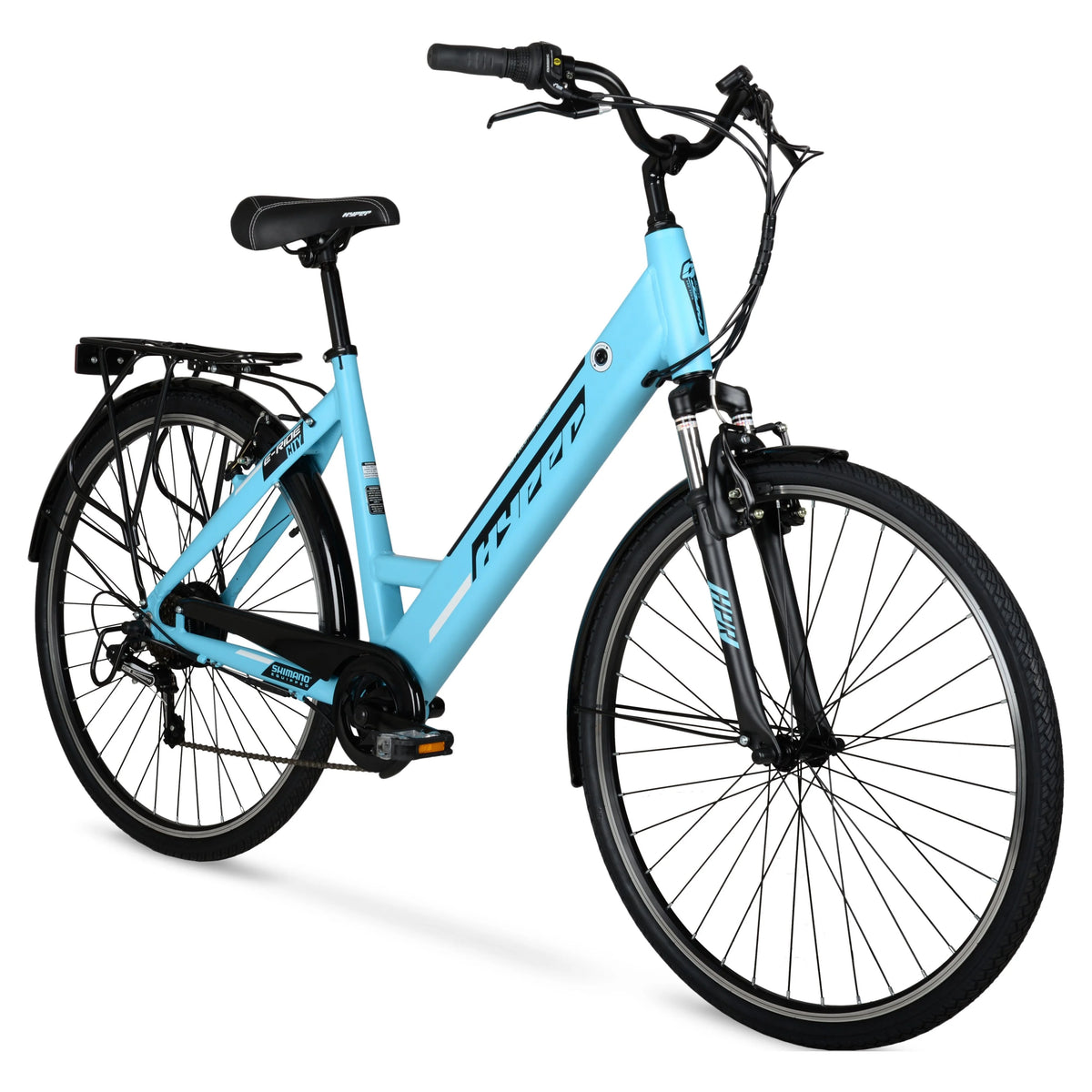 36V 250W Blue Electric Commuter Bike U656