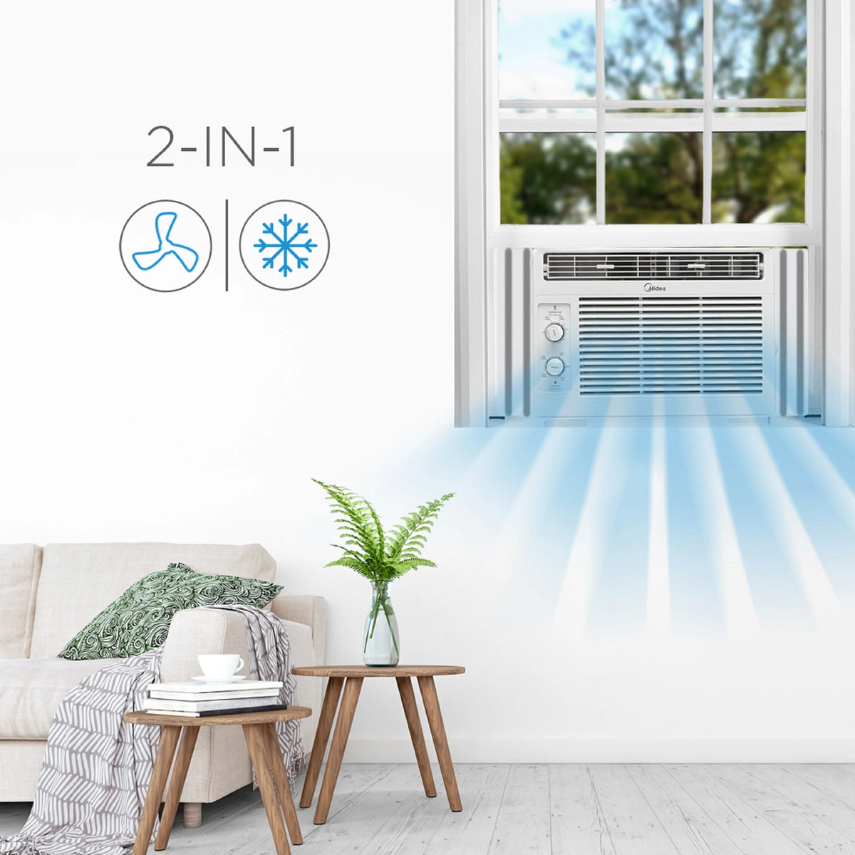 5,000 BTU 115V Mechanical Window Air Conditioner Y606