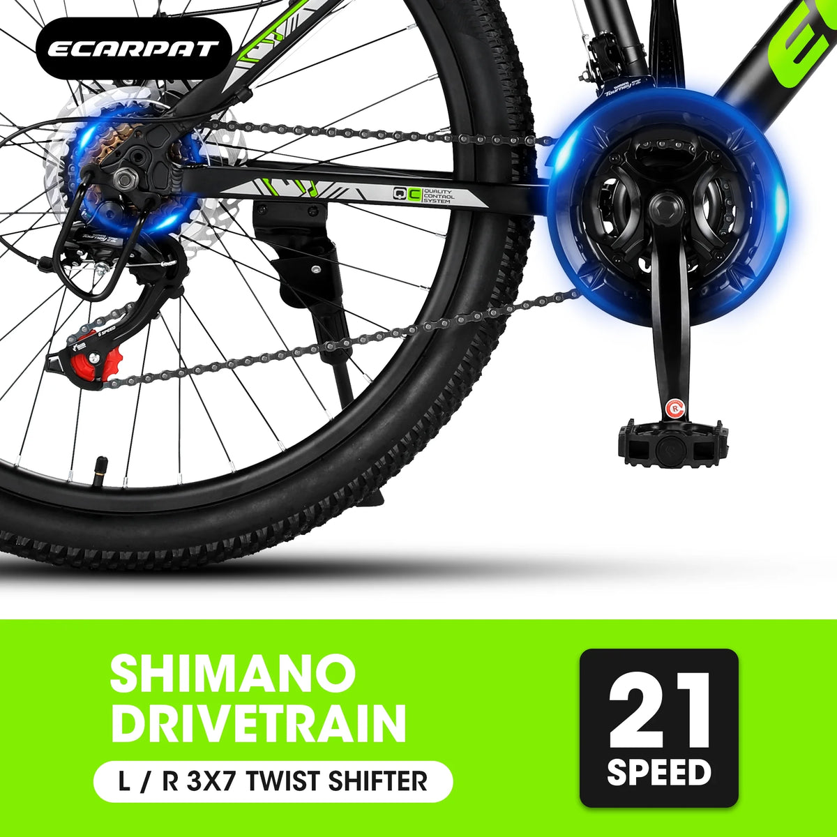24 inch 21-Speed Aluminium Mountain Bike with Disc Brake H102
