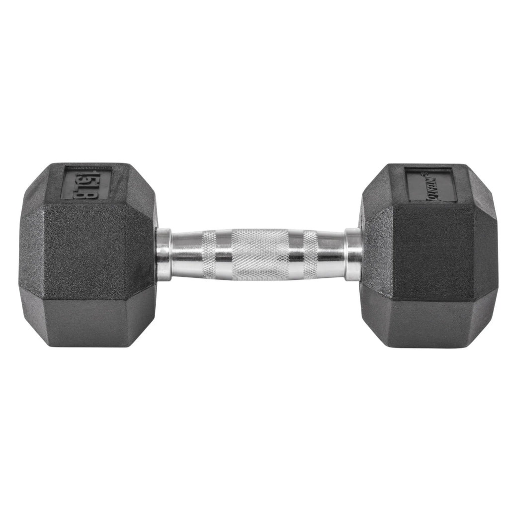95 lbs Rubber Hex Dumbbell J29217