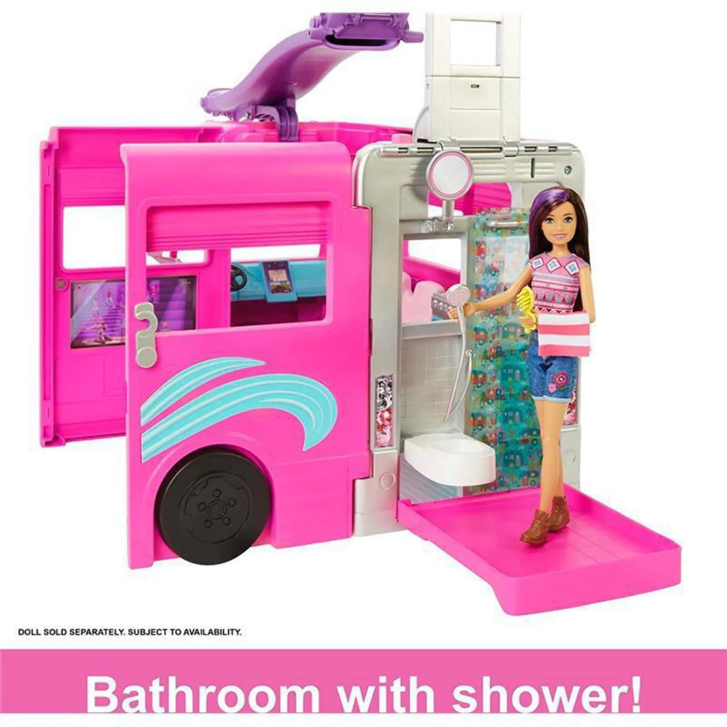 Barbie DreamCamper Vehicle Playset with 60 Accessories Y863