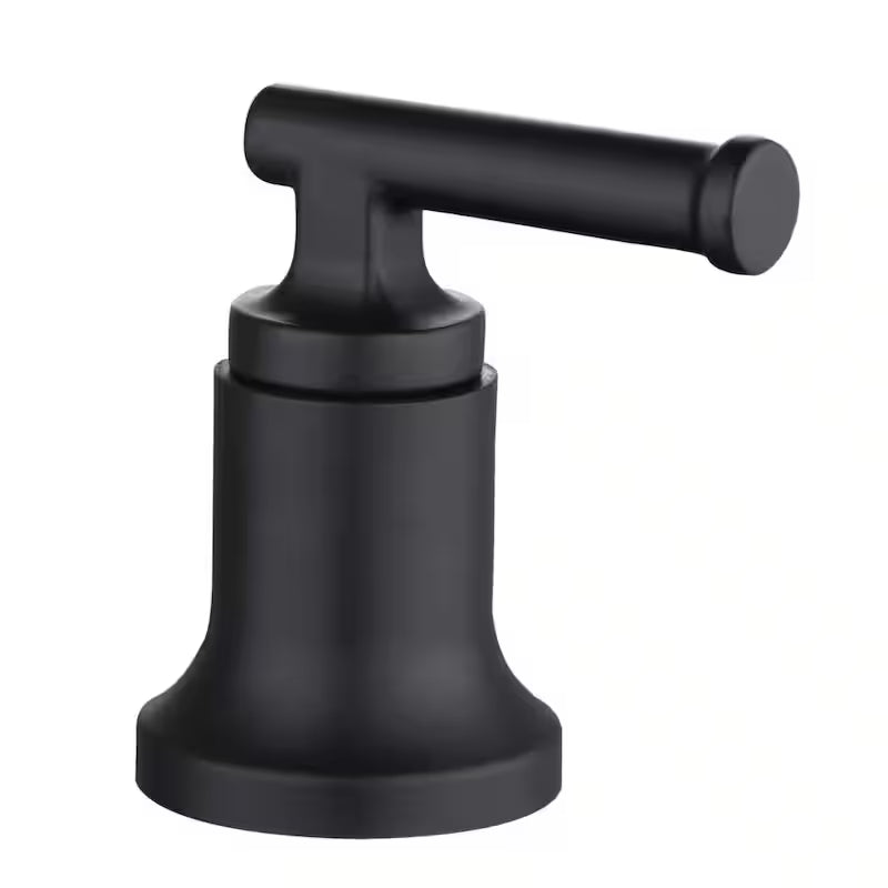 8 in. Widespread Double-Handle High-Arc Bathroom Faucet in Matte Black (2-Pack) K242982