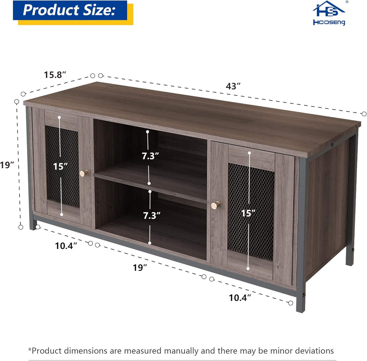 46 inch Entertainment Center Stand with Storage A535525