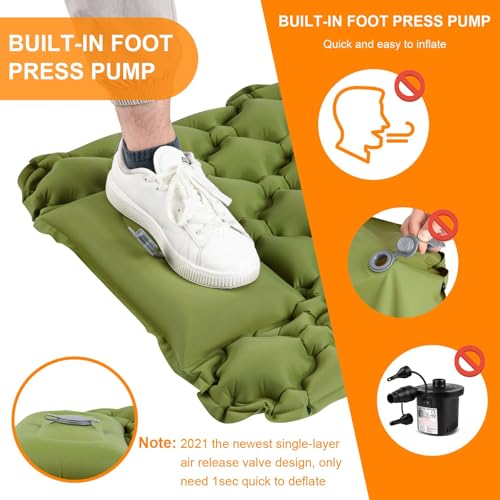 Double Self Inflating Sleeping Pad for 2 Person W51542