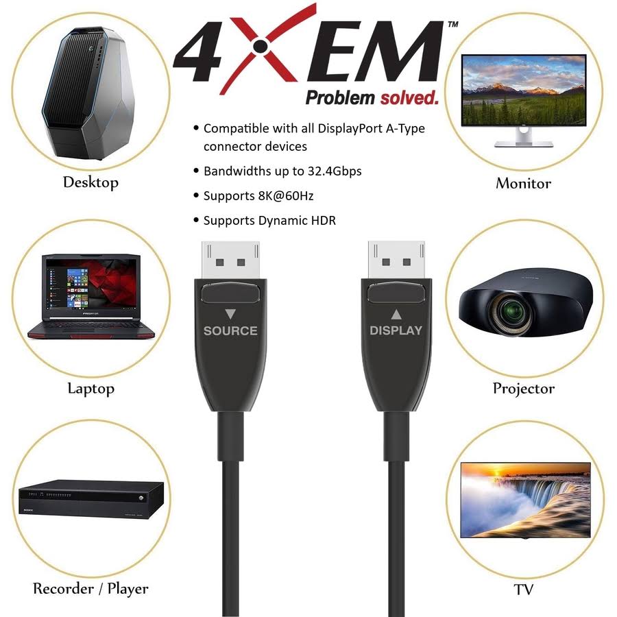 DisplayPort Cable 49 ft Z2898