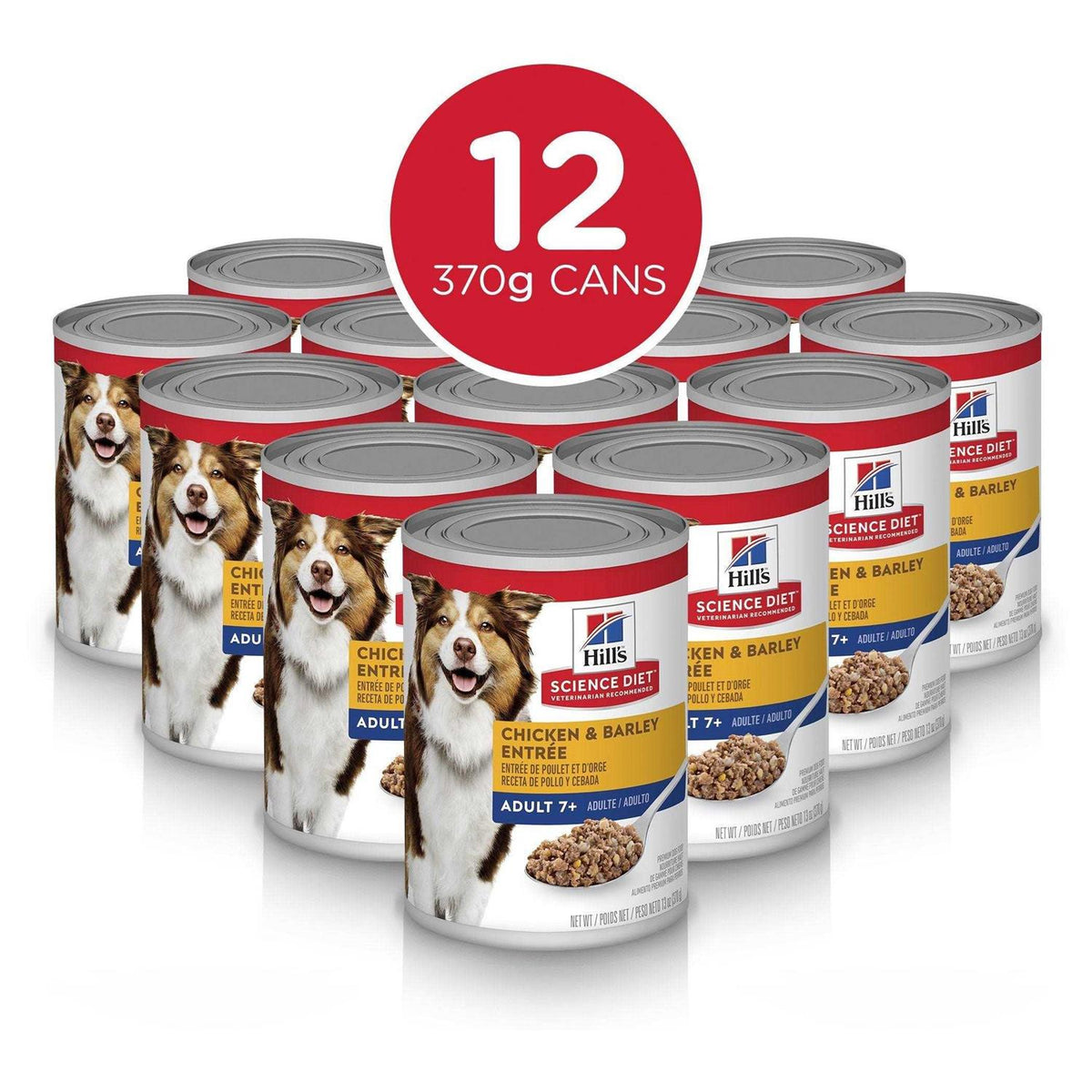 Adult 7+ Beef & Barley Dog Food V86906
