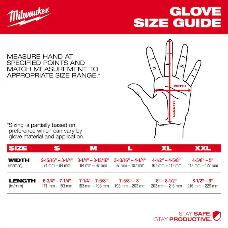 Red Nitrile Level 1 Cut Resistant Work Gloves 4-Pack H7316