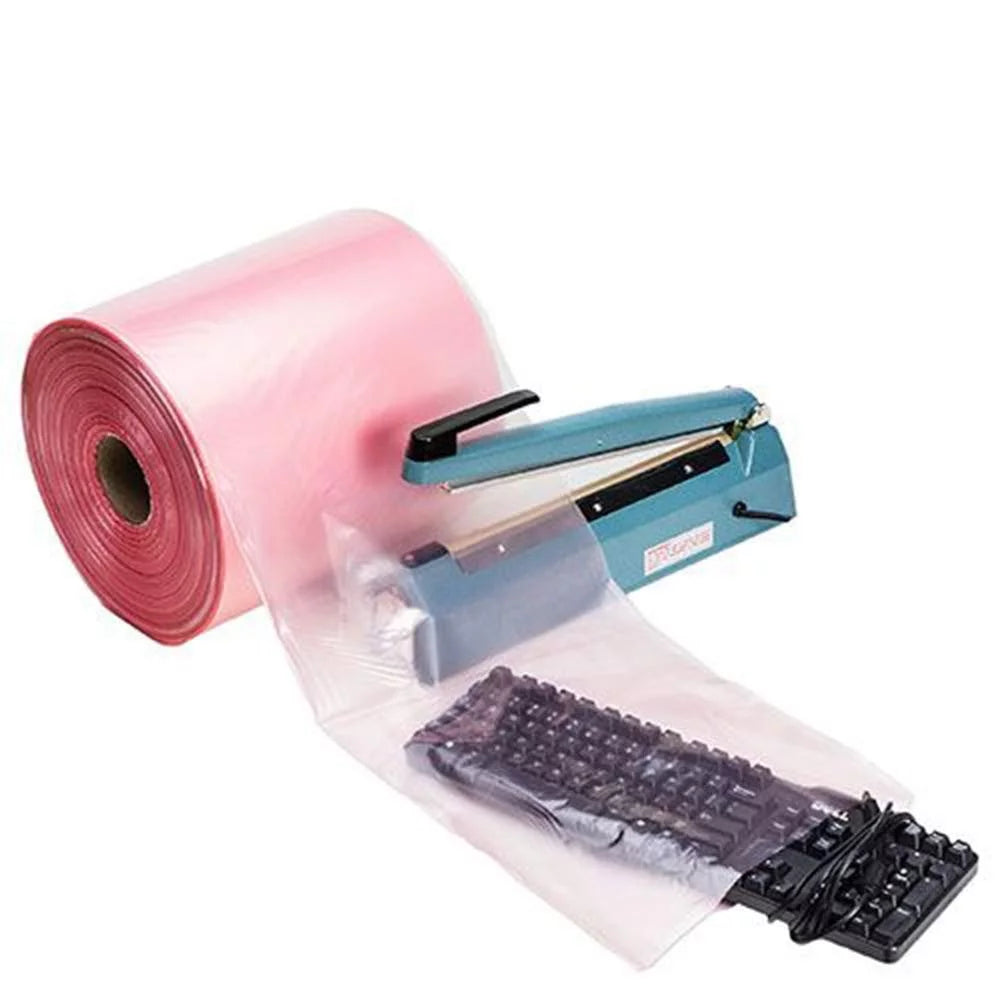 Pink Anti-Static Poly Tubing 24 X 1075 4 mil I4900