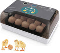 9 Egg Incubator with Temperature Control and Egg Candle Tester Pack of 2 F4749