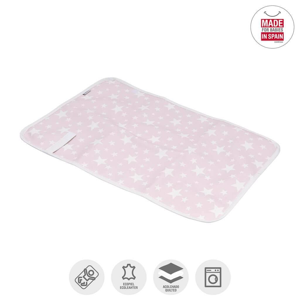Pink Stars Nappy Changing Pad U919