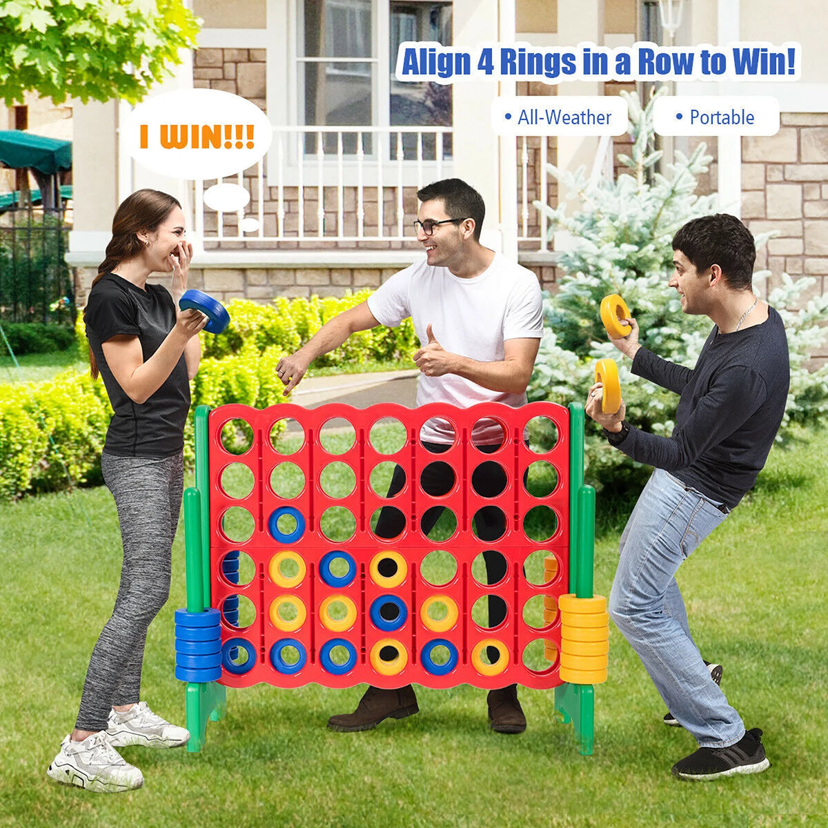 4 in A Row Giant Game Set V627196