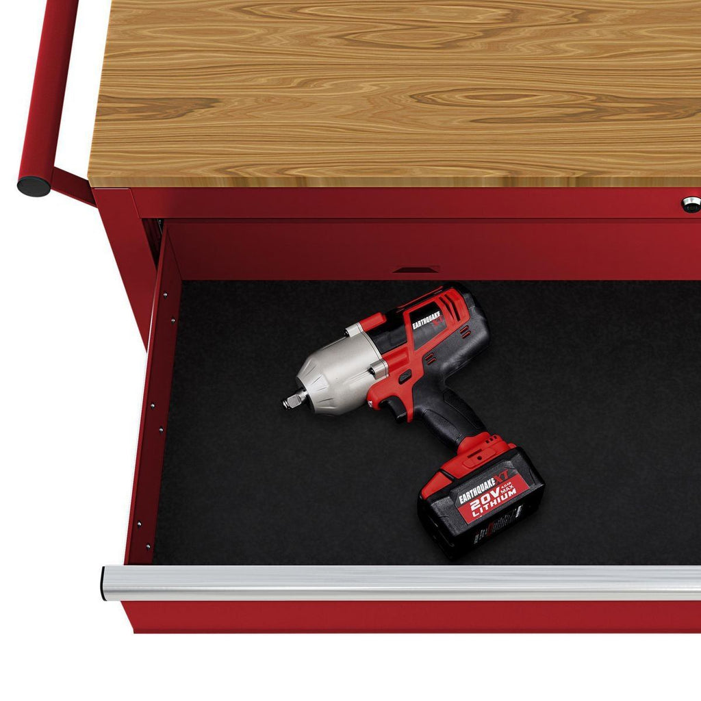 46 in. Mobile Workbench with Solid Wood Top T250