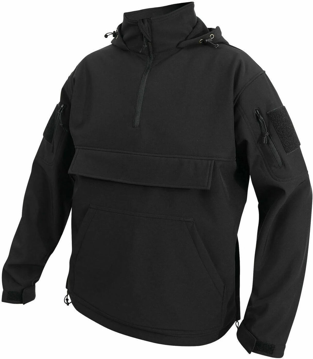 Black Soft Shell Anorak G64083