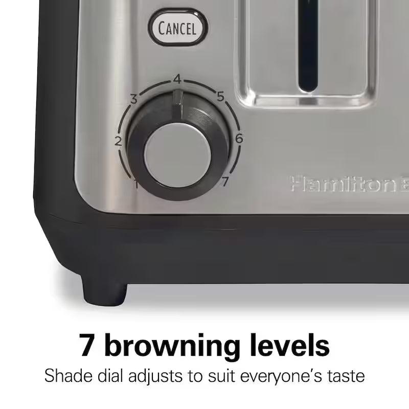 900-Watts 2-Slice Black Wide Slot Toaster U995
