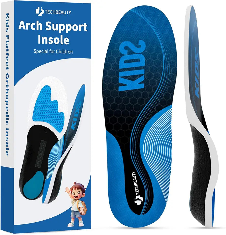 Kids Orthotic Arch Support Shoe Insoles with Deep Heel Cup Q58692