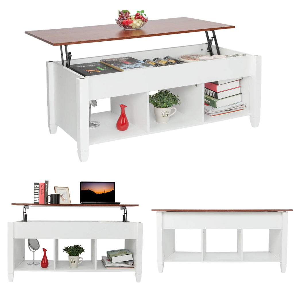 Lift Top Coffee Table with Hidden Compartment D643